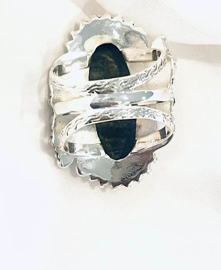 sterling silver triple band ring