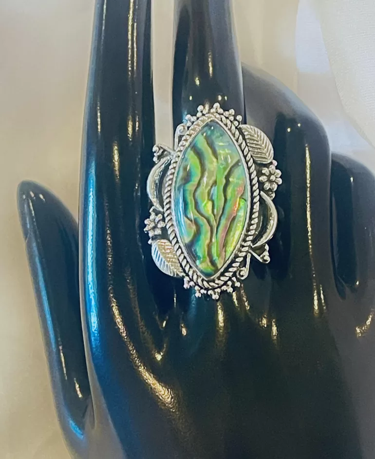 Marquise Abalone Ring