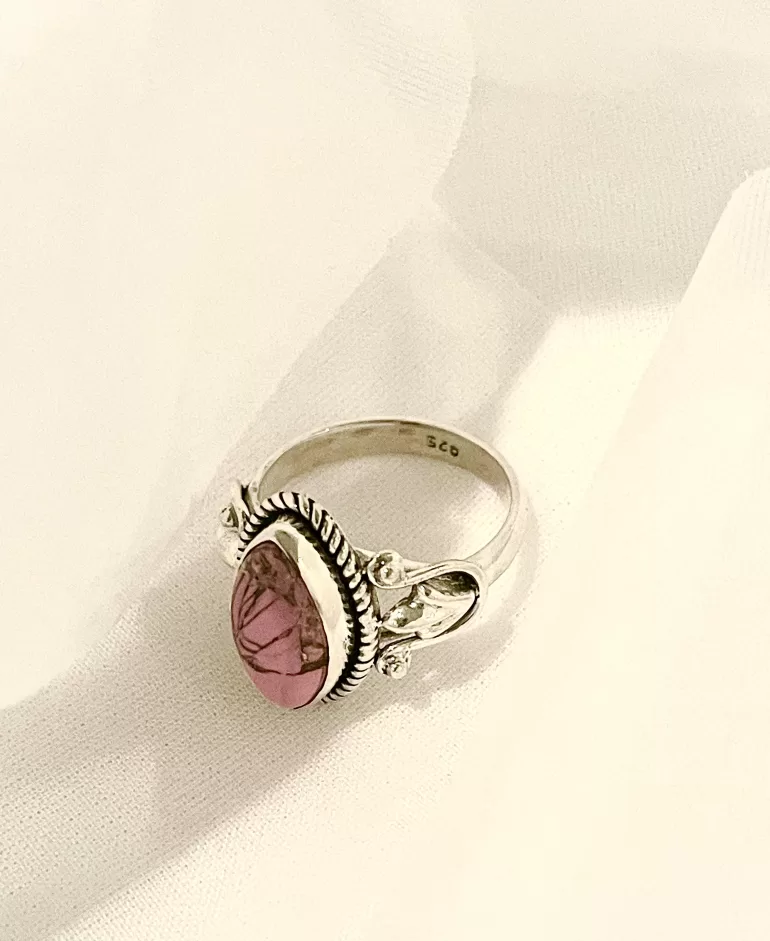 sterling silver marquise ring