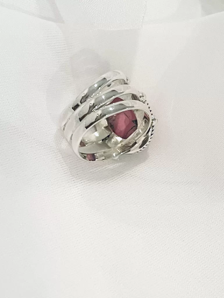 twisted rope bezel ring