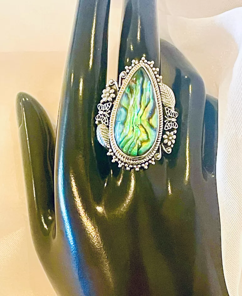 Triple Band Abalone Jewelry