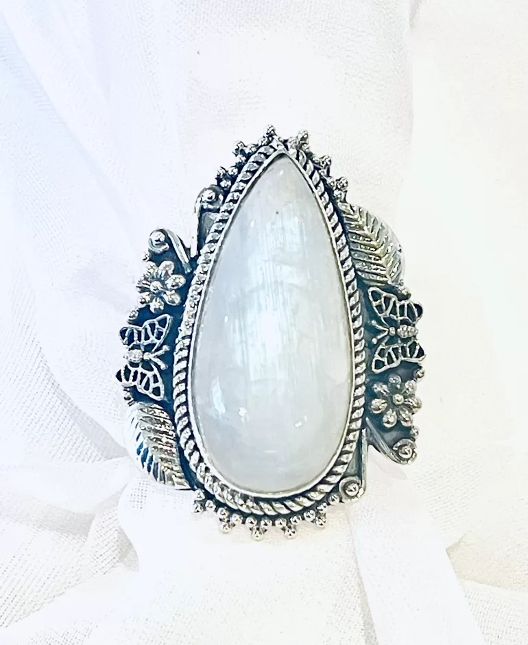 Triple Band Moonstone Jewelry